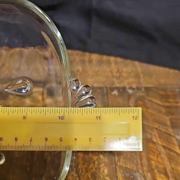 VTG - Elegant Glass Snack Set- Tea Set - Picture 6 of 12